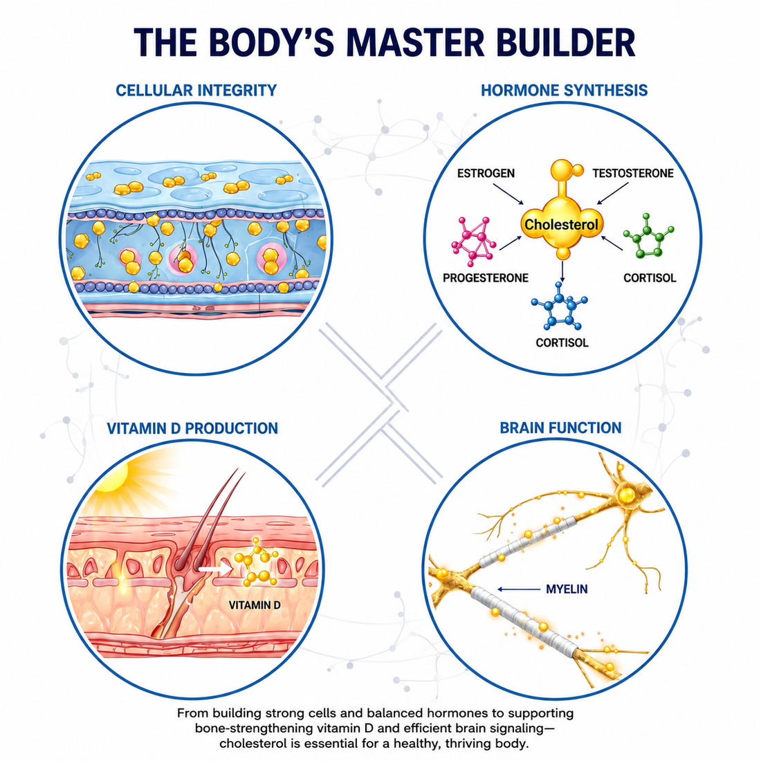 THE BIOLOGICAL NECESSITY OF CHOLESTEROL