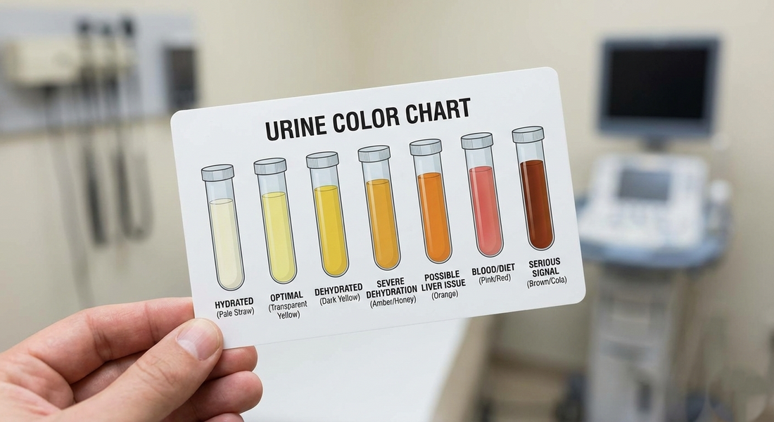 Health condition based on your urine color