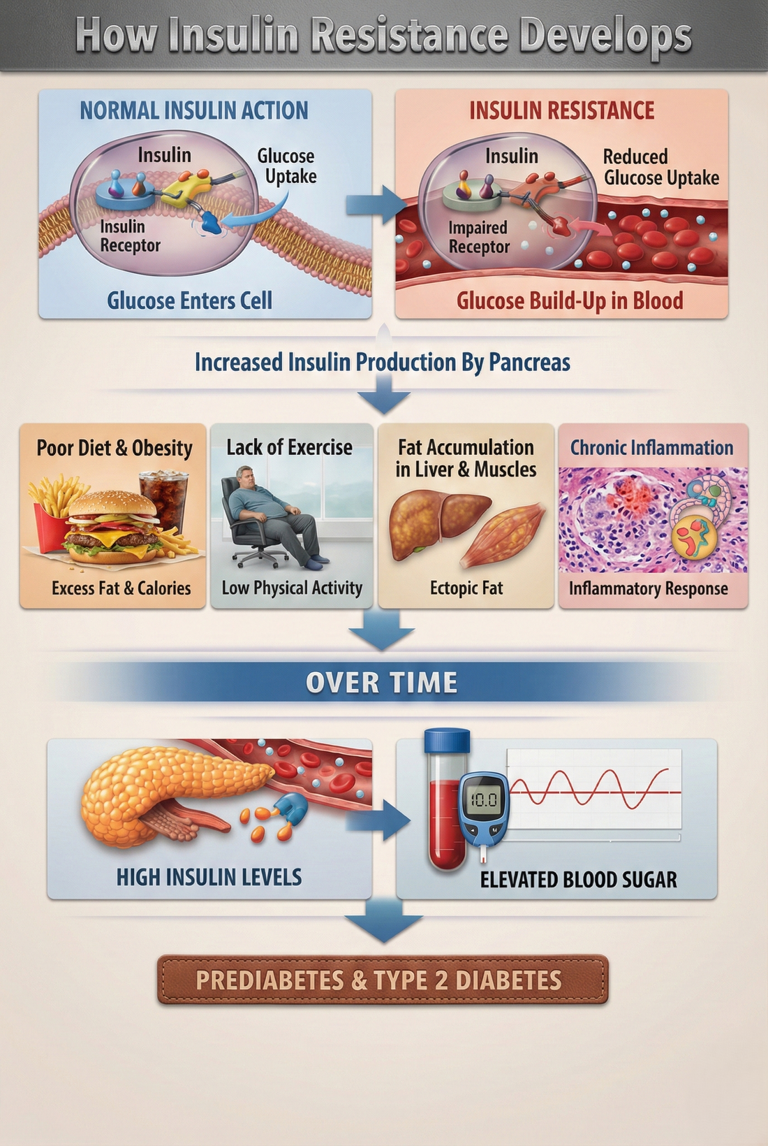 How Insulin Resistance Develops
