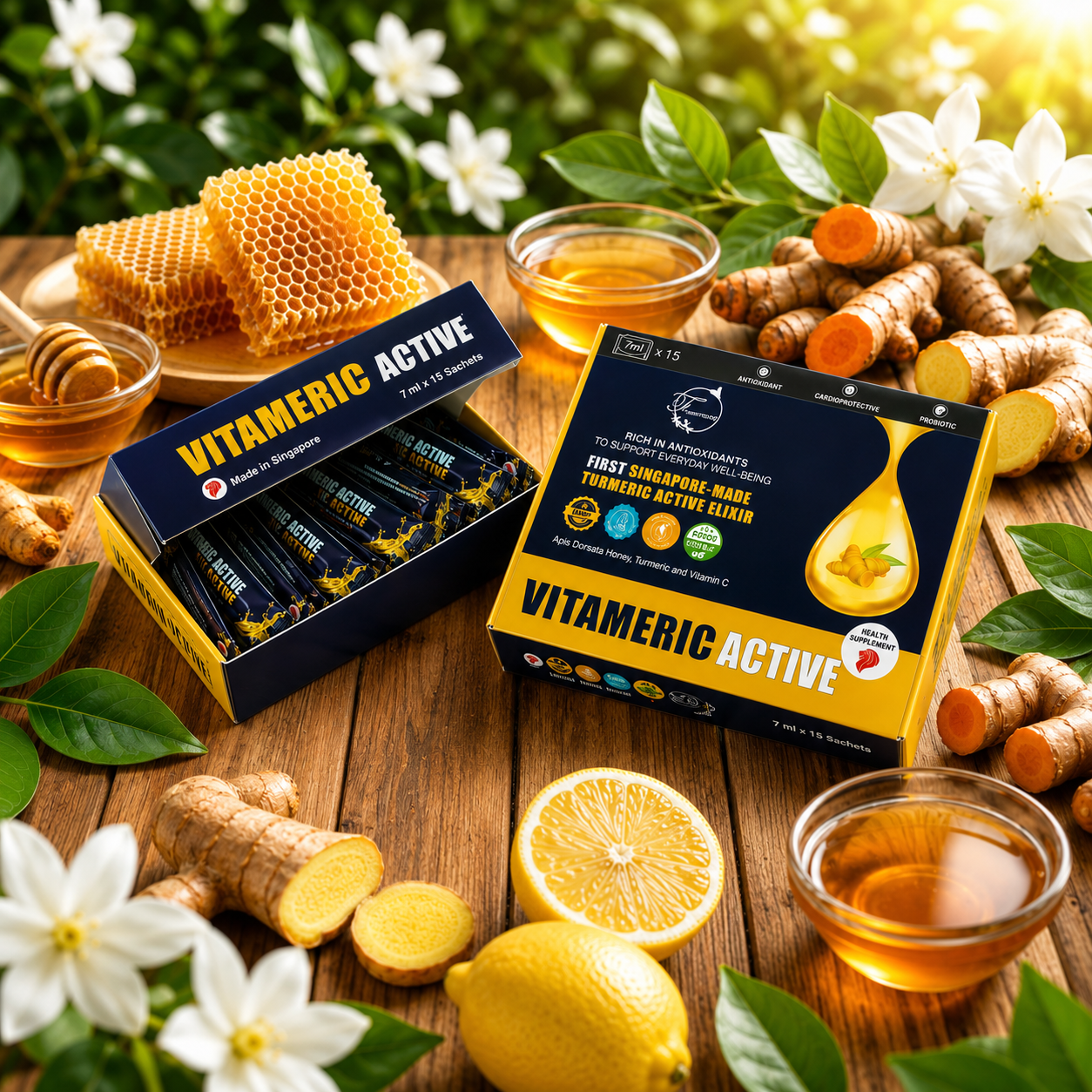 VITAMERIC ACTIVE ELIXIR WITH VITAMIN C (15 SACHET BOX)