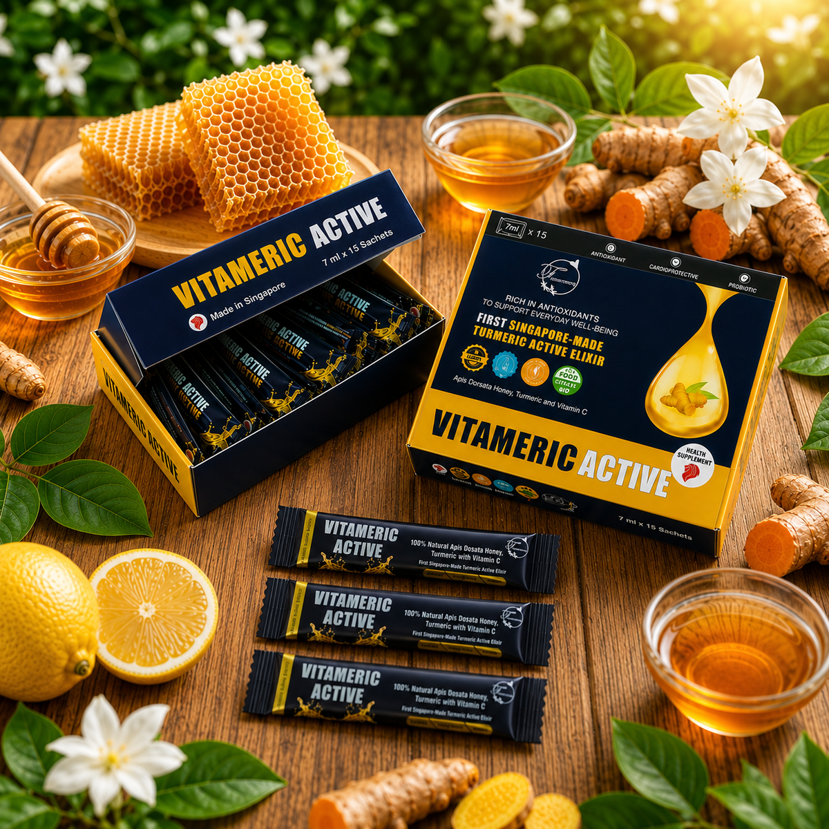 VITAMERIC ACTIVE ELIXIR WITH VITAMIN C (15 SACHET BOX)
